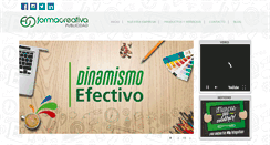 Desktop Screenshot of formacreativapublicidad.com